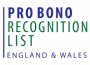 Pro Bono Recognition Website page