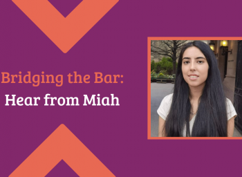 Bridging the Bar - Miah shares on her time interning at Advocate