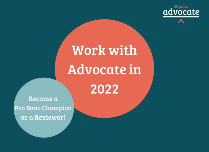Working with Advocate in 2022