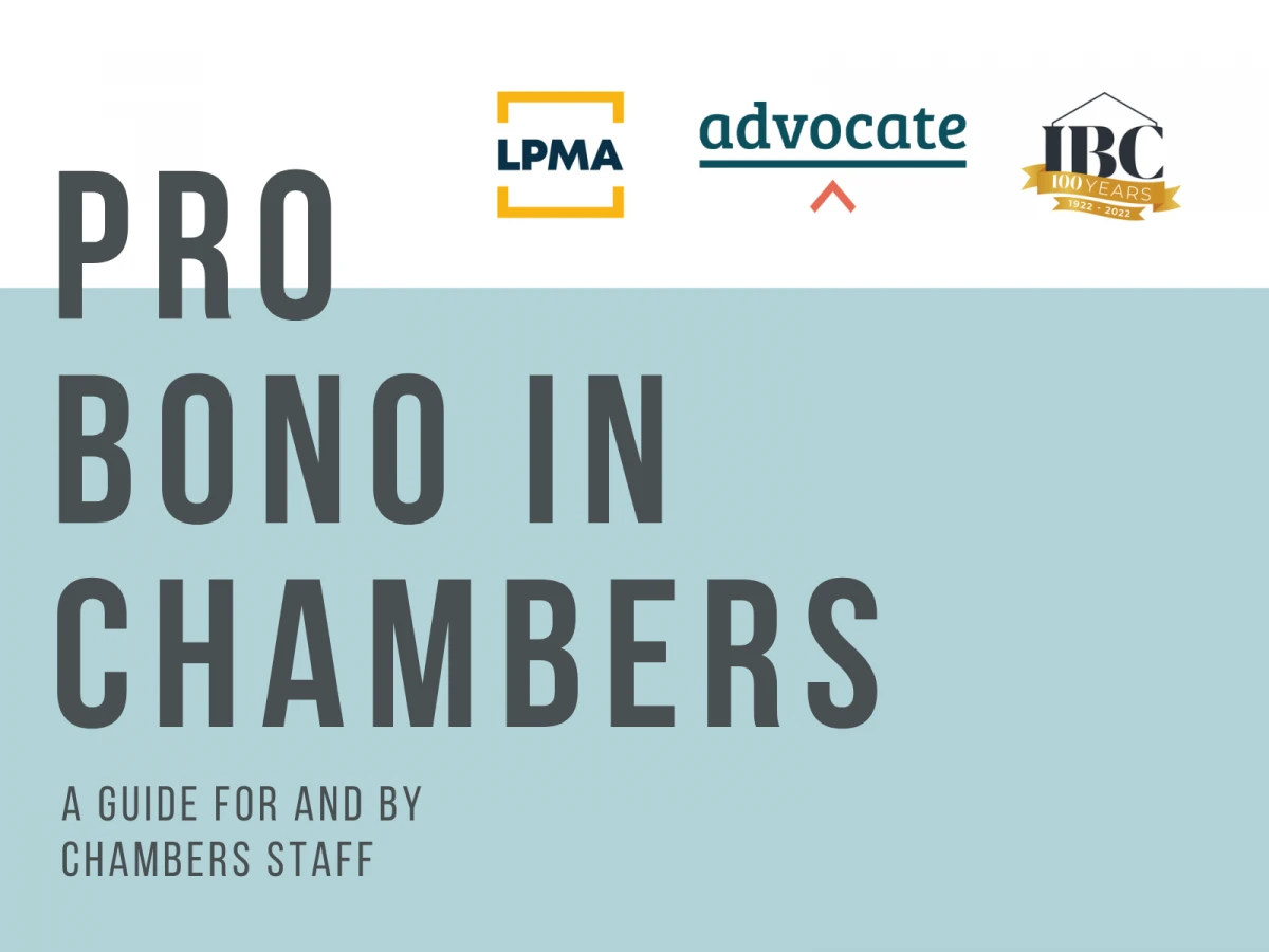 Pro bono in Chambers Guide