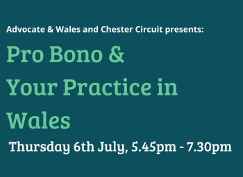 Pro Bono and Your Practice in Wales – Register your spot here!
