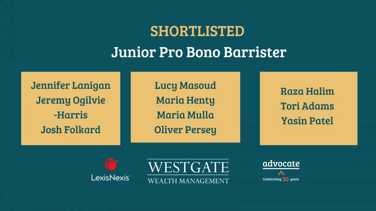 Junior Shortlist 2026